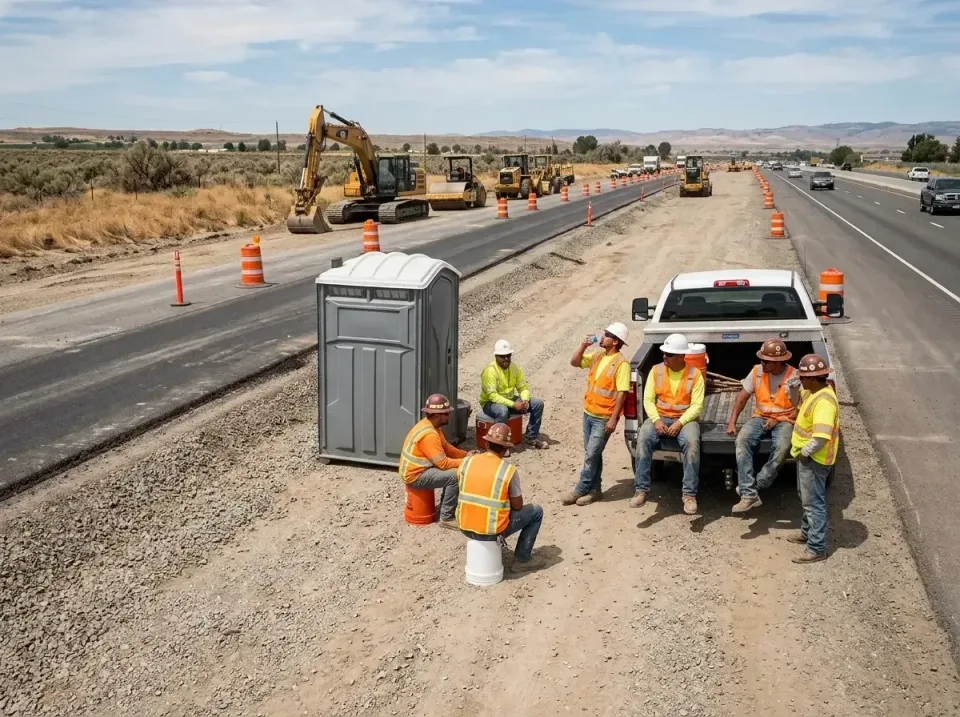 highway-road-construction-crew-007 — frequently asked questions, Porta Potty and Restroom Rentals in Karns, TN